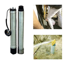 Oswal (OSO-40E-1PH) 1 HP Single Phase 4 inch V4 Oil Filled Borewell Submersible Pump, 8 Stages, 1 Year Warranty